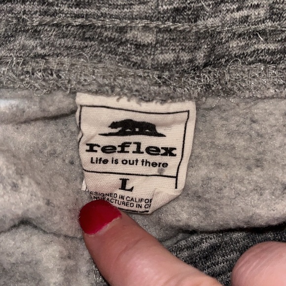 Women’s Reflex Joggers, Sweatpants, Gray & black heather, 4 pockets - Picture 5 of 5